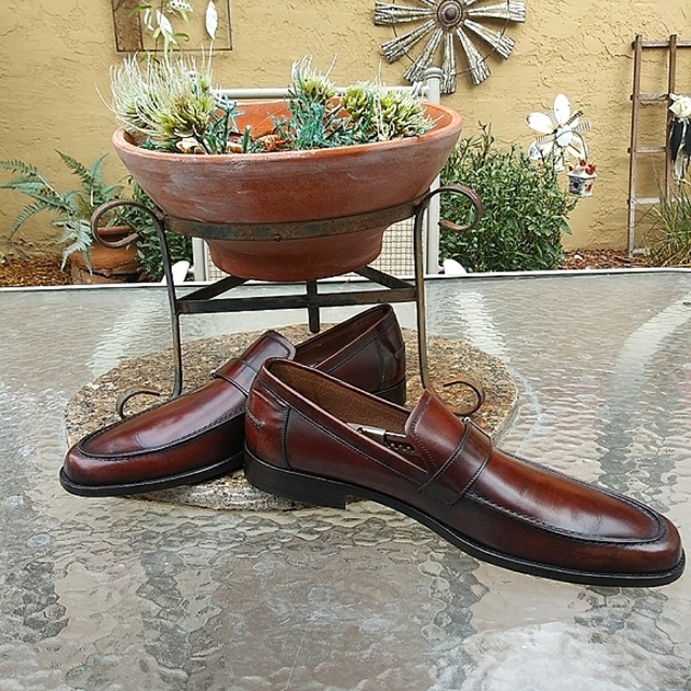 !!!!!SOLD!!!!!  Salvatore Ferragamo Brown Slip Ons - Picture 11 of 14